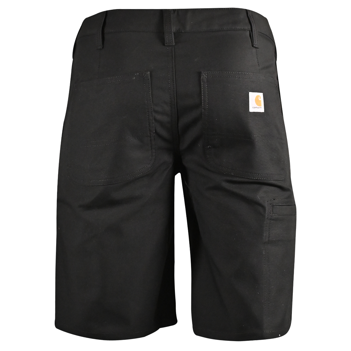 Carhartt Women's Chino Shorts Black Rugged Flex Rigby Relaxed Fit