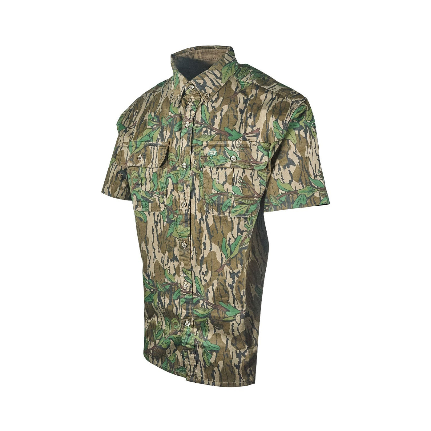 Companions Mossyoak Men's Shirt Dirt Cotton Twill Pocket S/S (S01 - S08)