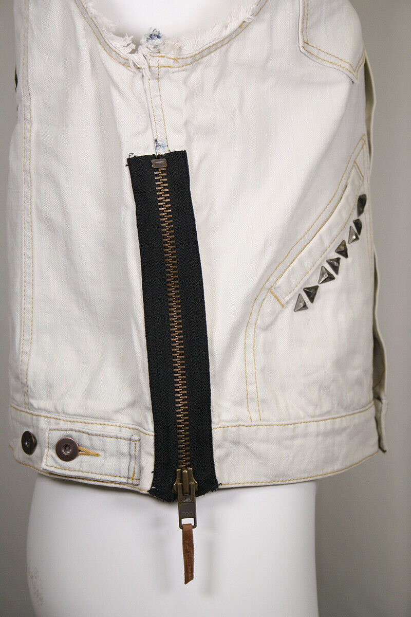 HD Branded Women's Denim Vest Jacket (S11)