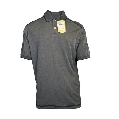 Tommy Bahama Men's Black Performance Polo 2 Buttons T-Shirt S/S (S08)