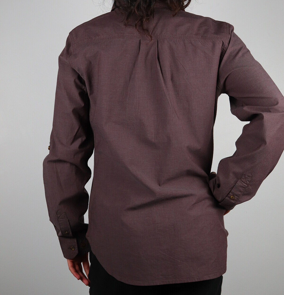 Carhartt Women's Muted Plum L/S Woven Shirt (211)