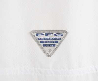 Columbia Men's White Shirt Georgia Bulldogs PFG Slack Tide Omni-Shade (107)