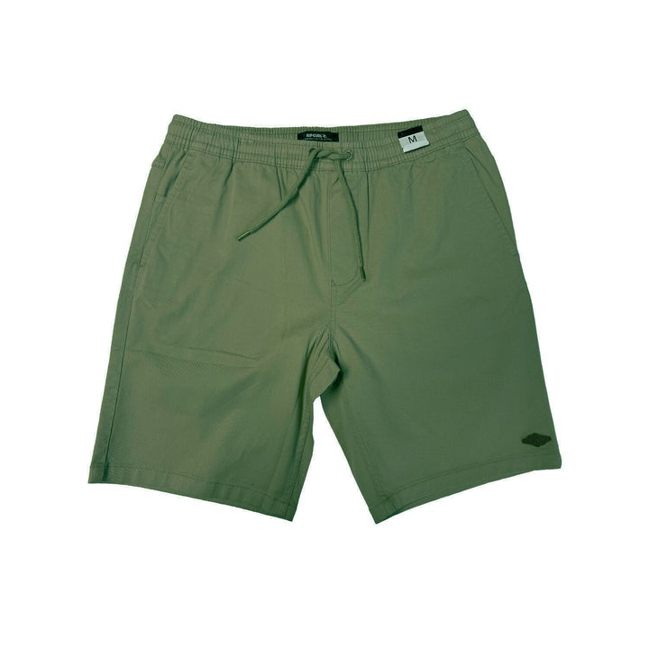 Rip Curl Men's Short Classic Surf Volley Elastic Waist Walkshort (Khaki, Black)