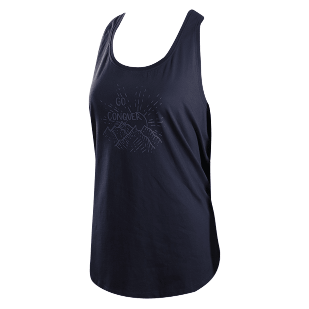 Kuhl Women's Midnight Blue Go Conquer Graphic Sleeveless Tank Top (S03)