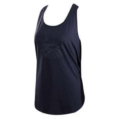 Kuhl Women's Midnight Blue Go Conquer Graphic Sleeveless Tank Top (S03)