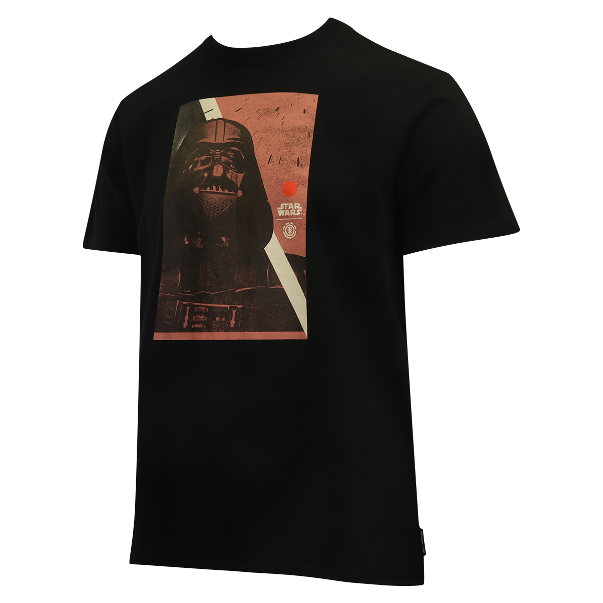 Element x Star Wars Men's T-Shirt Darth Vader Black On Red (S05)