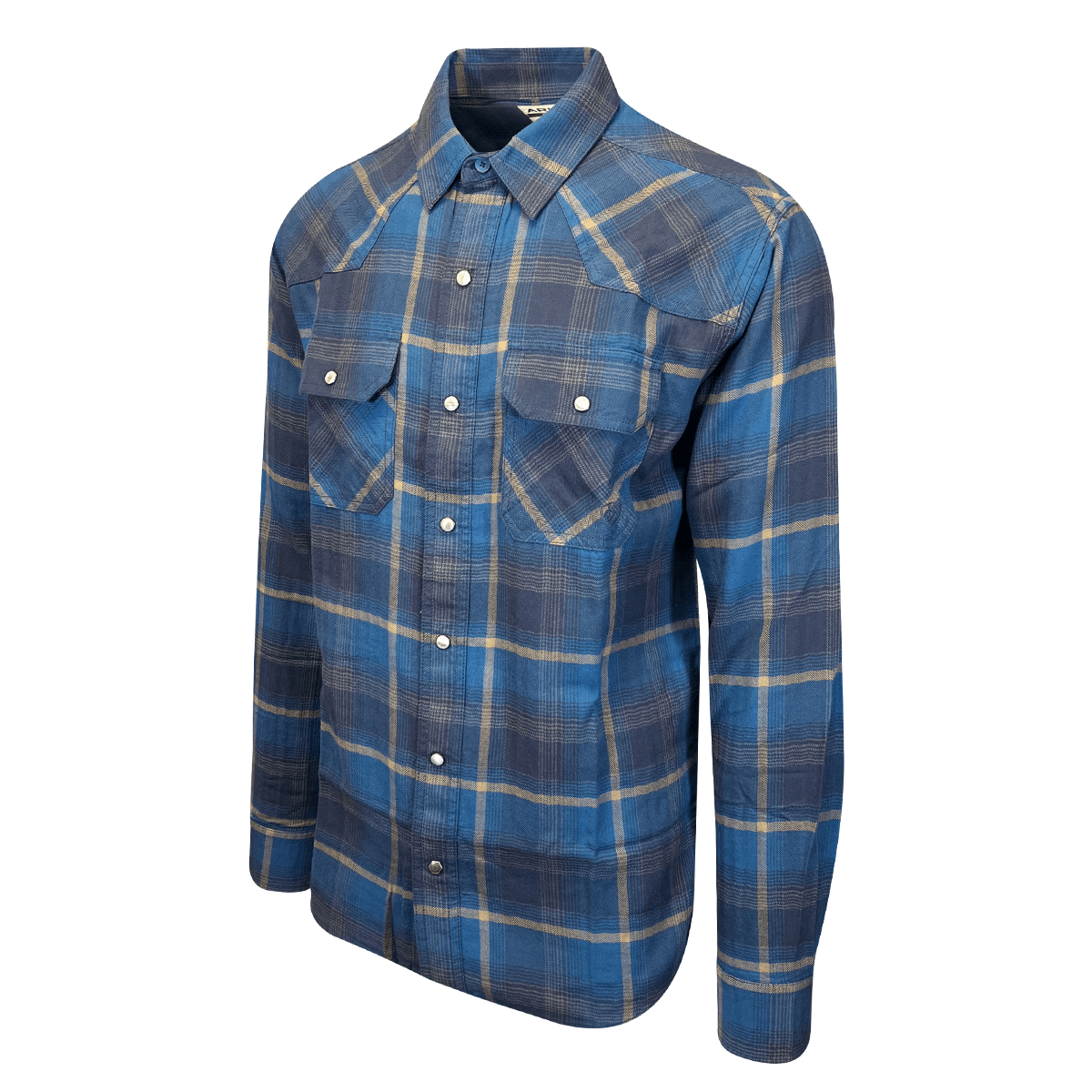 Ariat Men's Moon Howl Blue Shirt Harland Retro Fit (S16)