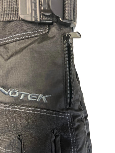 Snotek Women's Black Stitched Zip Performance Winter Ski Gloves ST118 (S02)