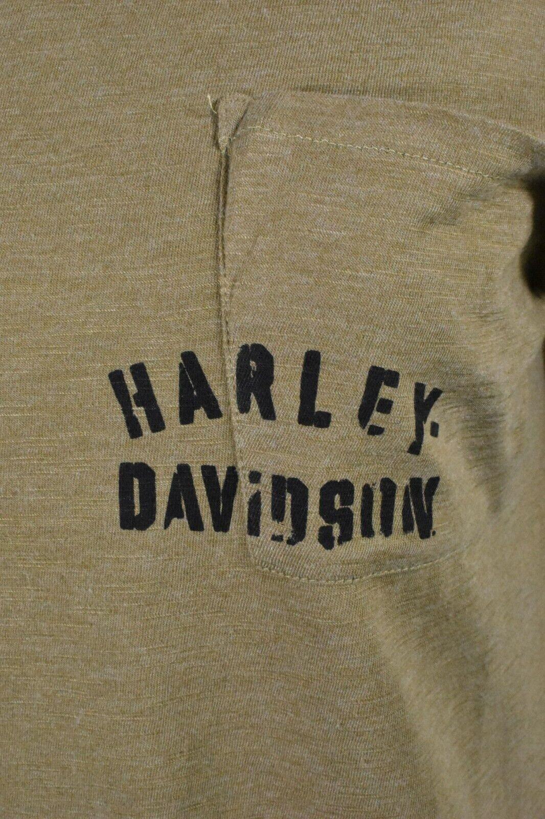 HD Branded Women's T-Shirt Olive Tour of Duty Pocket Relaxed Fit Tee (S21)