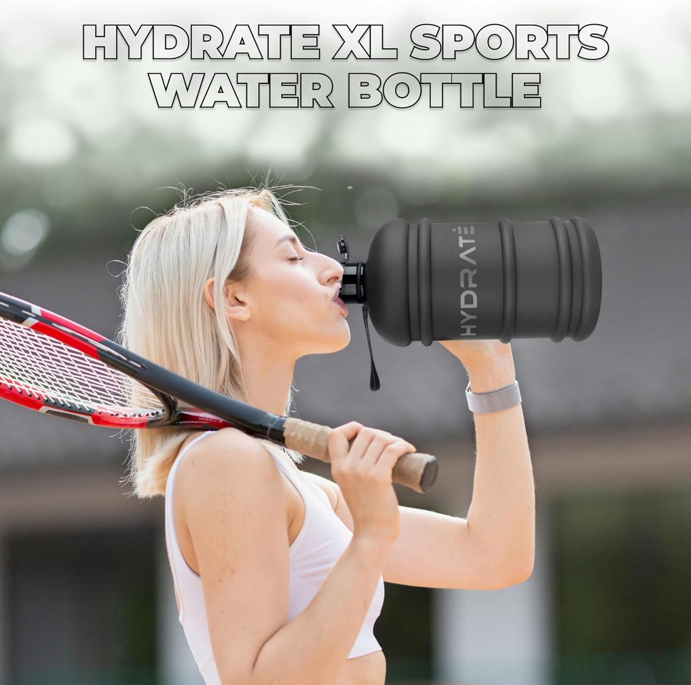 Hydrate BPA Free 2.2L Water Bottle
