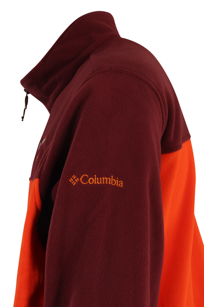 Columbia Men's Fleece Jacket CLG Flanker III Virginia Tech Hokies L/S (478)