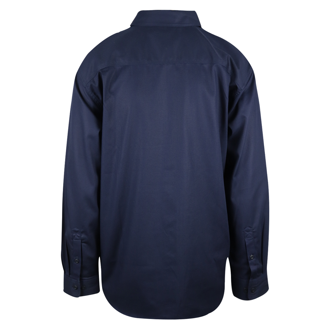 Carhartt Women's Navy Rugged Professional Series L/S Woven Shirt (212)