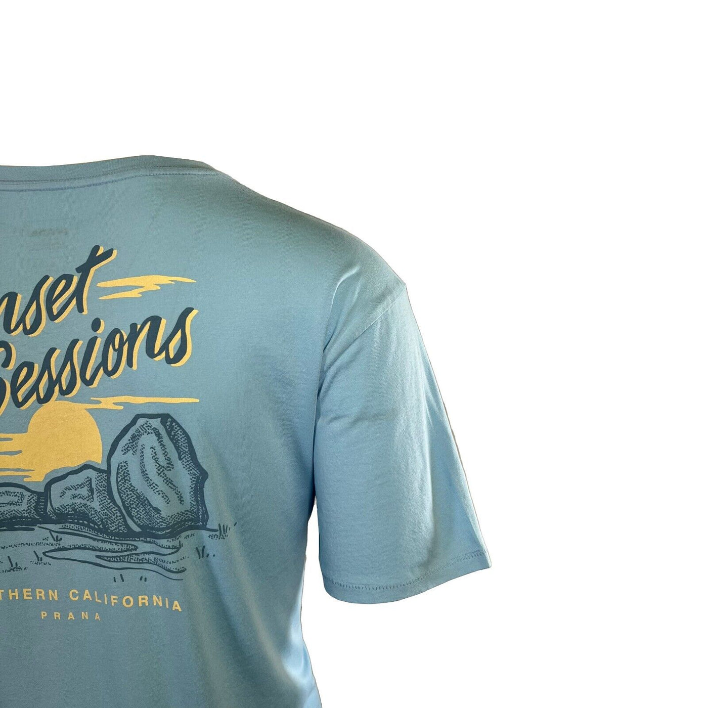 prAna Men's Crescent Bay T-Shirt Everyday Sessions Short Sleeve Tee (S13)