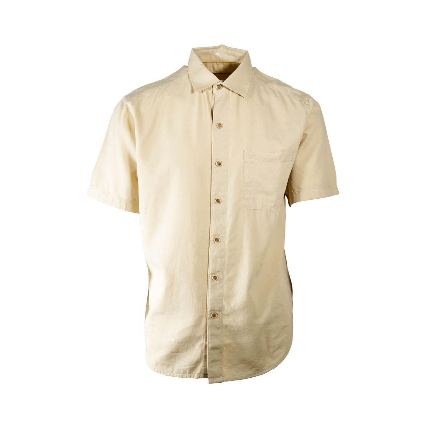 Tommy Bahama Men's Shirt Salty Seas Marlin Logo Specially Treated Pocket S/S