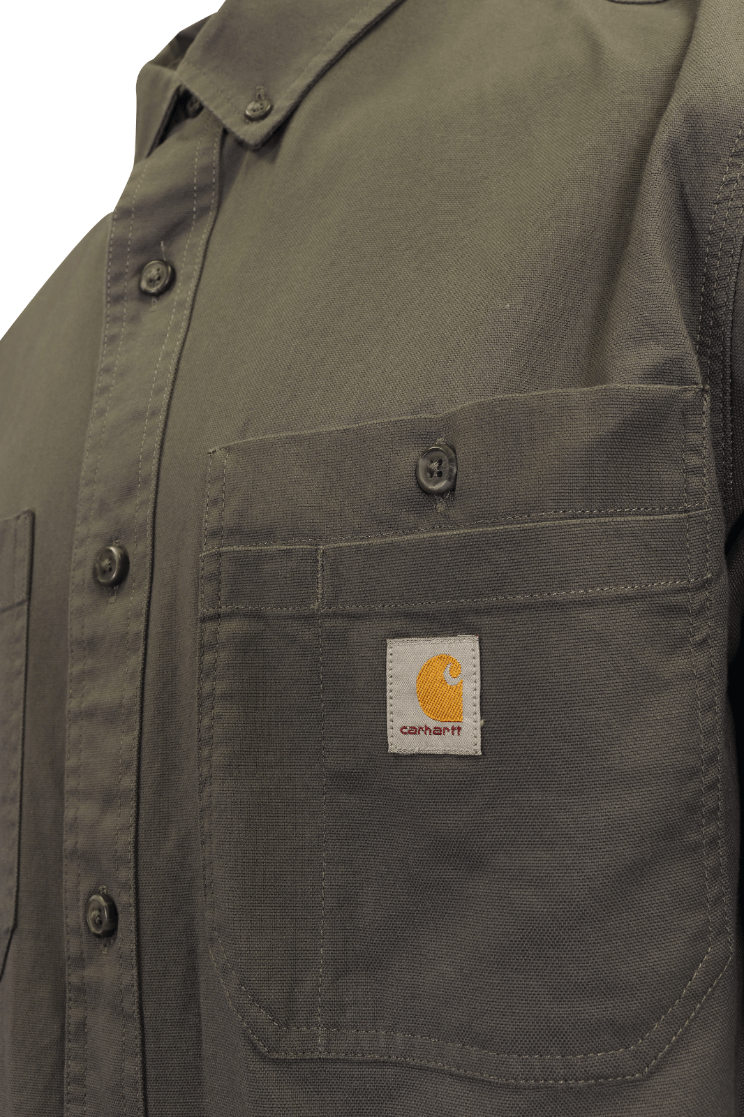 Carhartt Men's Flannel Shirt Gravel Rugged Short Sleeve (225)