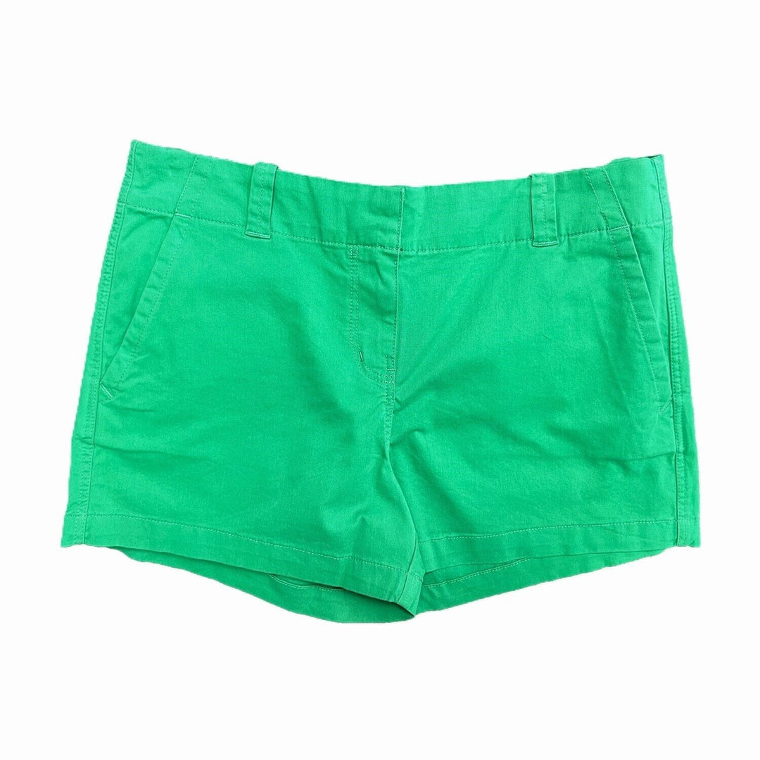 Vineyard Vines Women's Sea Swell Green Shorts Everyday Solid Pockets (S02)