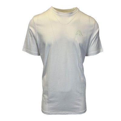 Kappa Men's T-Shirt White Crew Neck Solid Regular Fit S/S (S08)