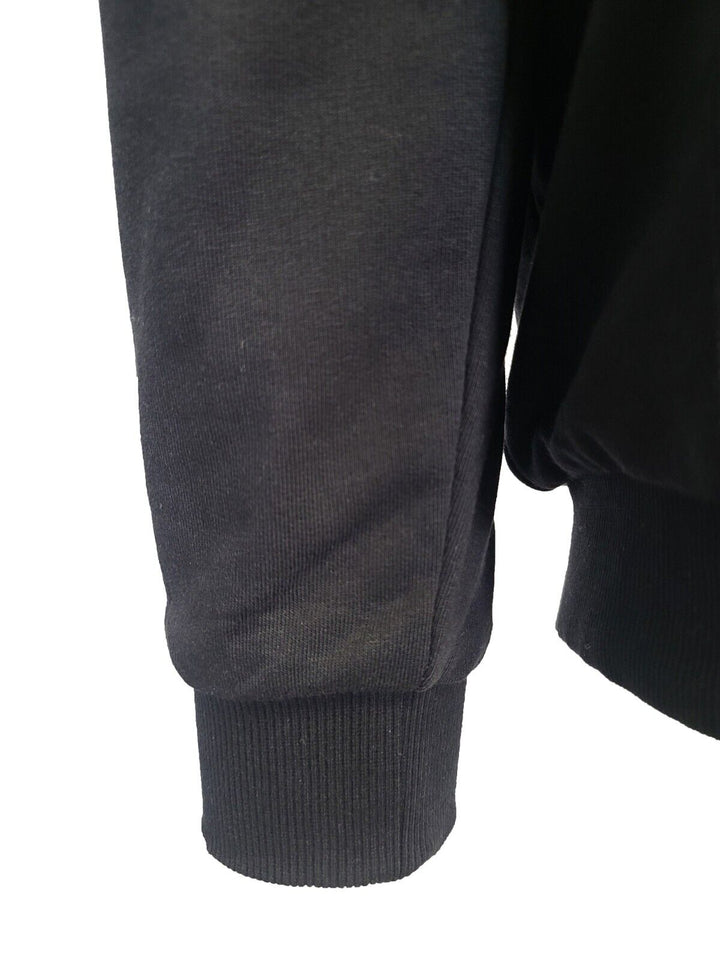 Powerfix Profi Men's Black Hoodie 2 in 1 Reversible Black Blue Plaid (S02)