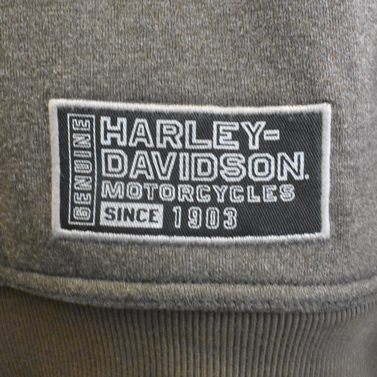Harley-Davidson Men's Hoodie Slate Brown Grey Colorblock Fleece Full Zip (S11)