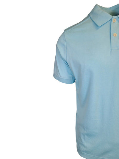 Tommy Bahama Men's Graceful Sea Blue Performance Polo 2 Buttons T-Shirt (S12)