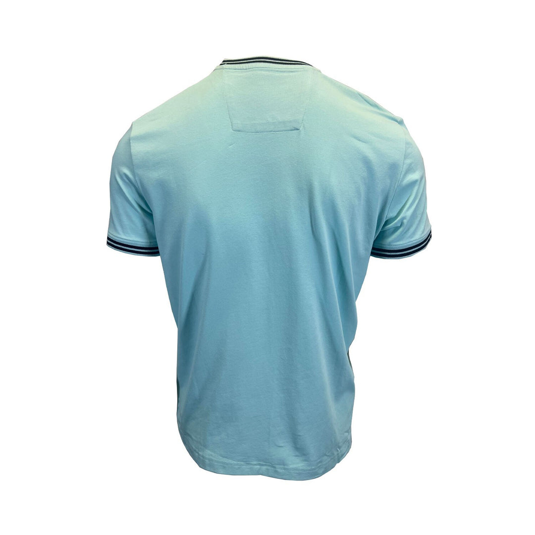 Nautica Men's T-Shirt Green Blue Performance Short Sleeve