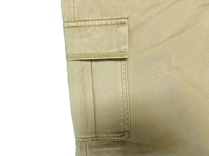Wrangler Men's Elm Khaki Pant Fleece Lined Cargo Relaxed Fit Five Star (S01)