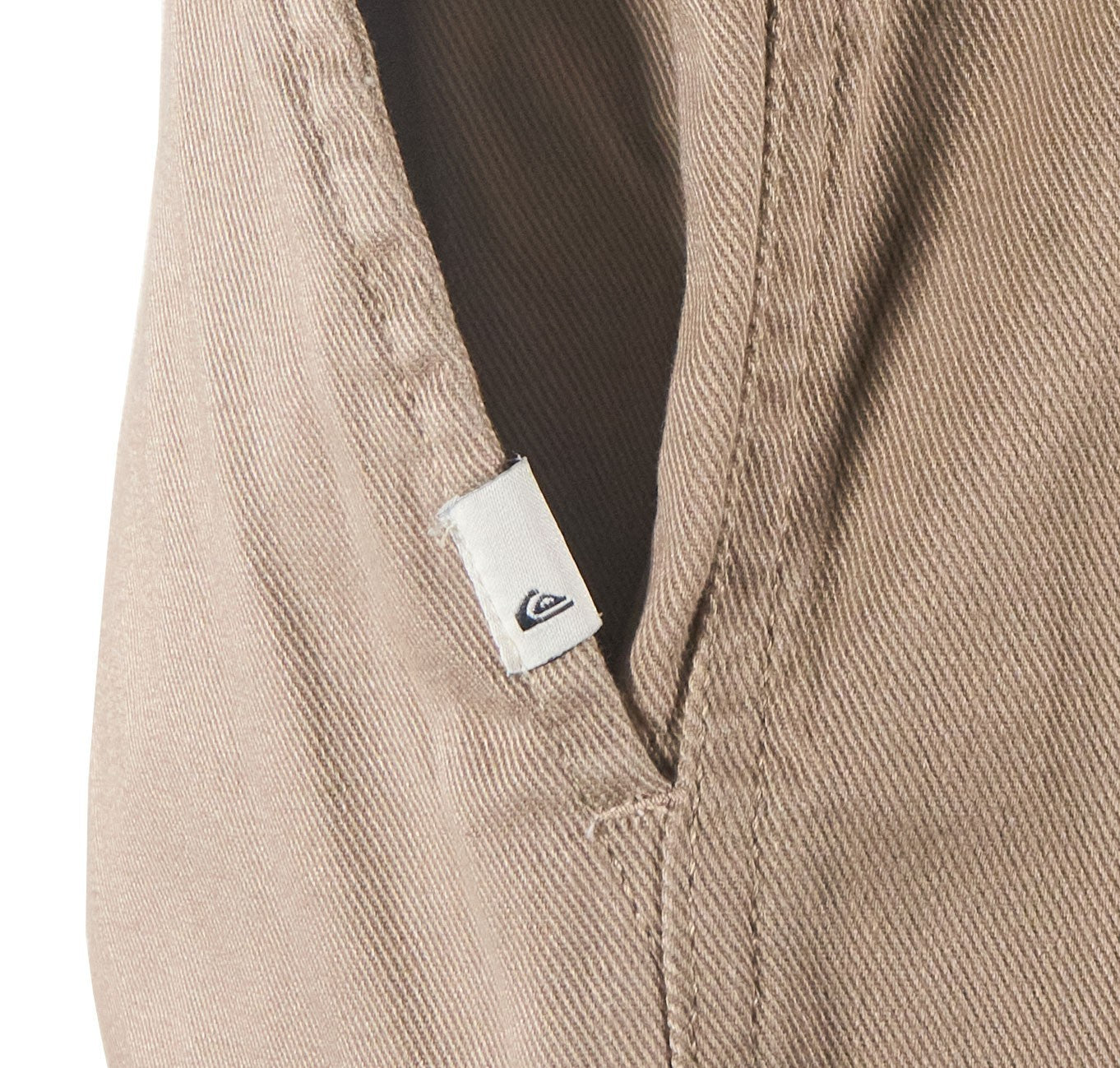 Quiksilver Men's Pant Stretch Canvas Beach Drawstring Twill & Dark Brown