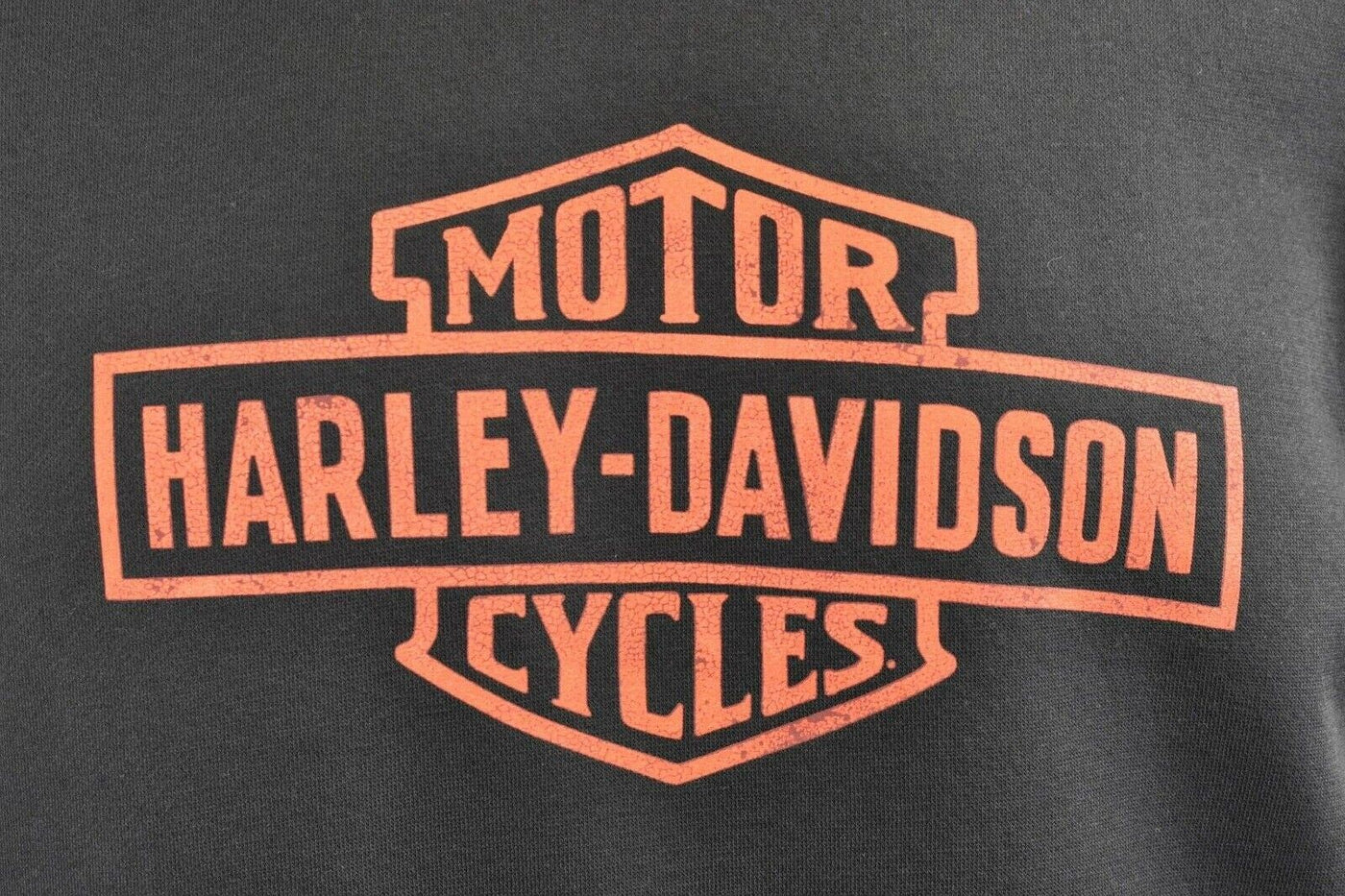 Harley-Davidson Men's Hoodie Black Beauty Oil Can Bar & Shield Pullover (S02)