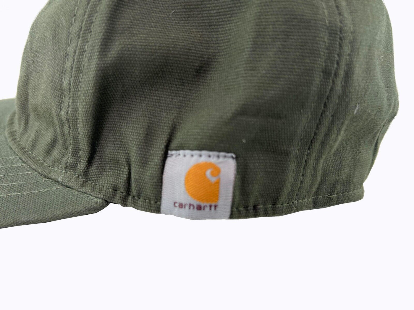 Carhartt Dark Green Canvas Cap FastDry Comfort Simple Side Logo (S06)