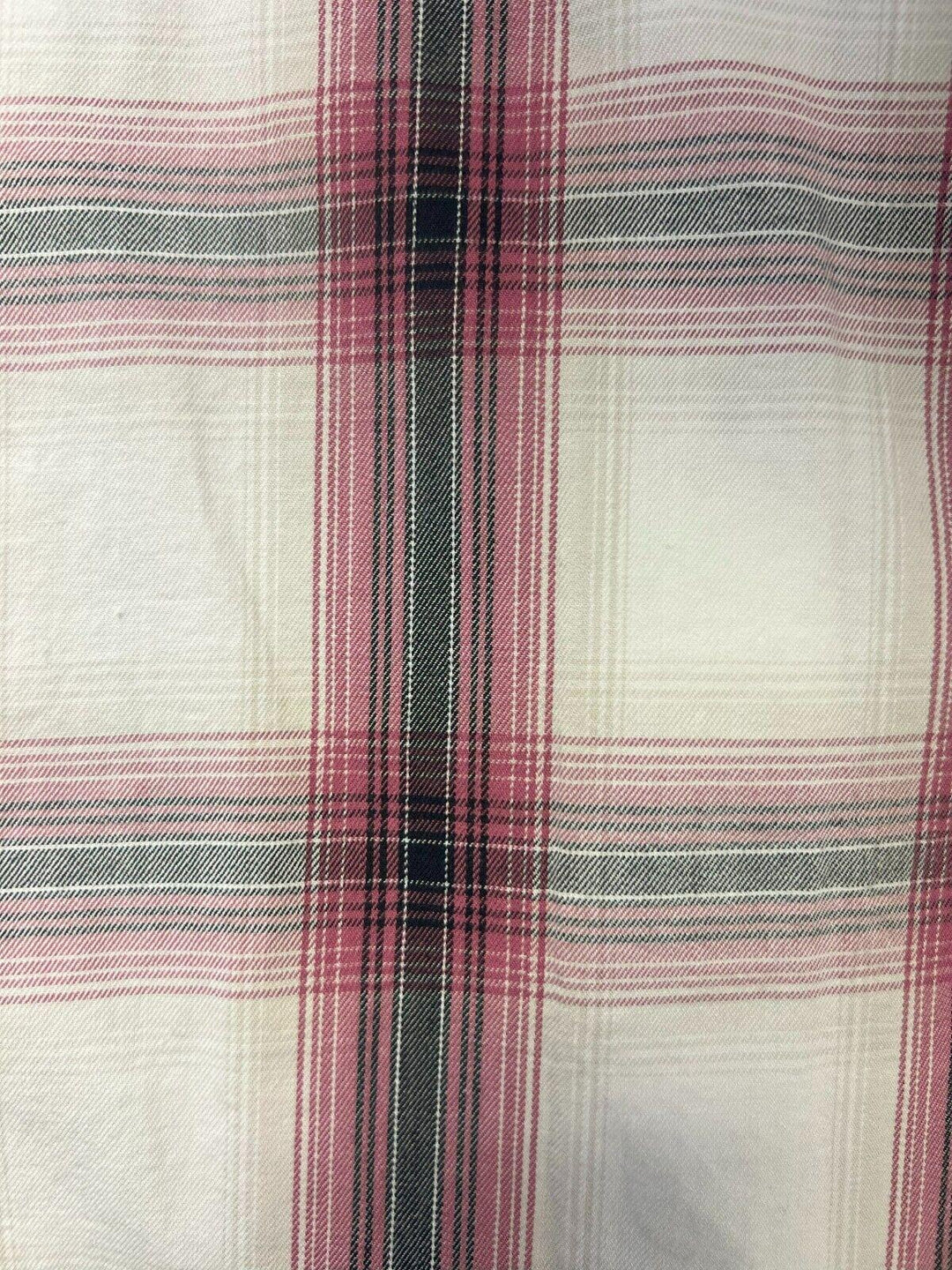 HD Branded Men's Shirt Red Plaid Forever S/S Woven (S54)