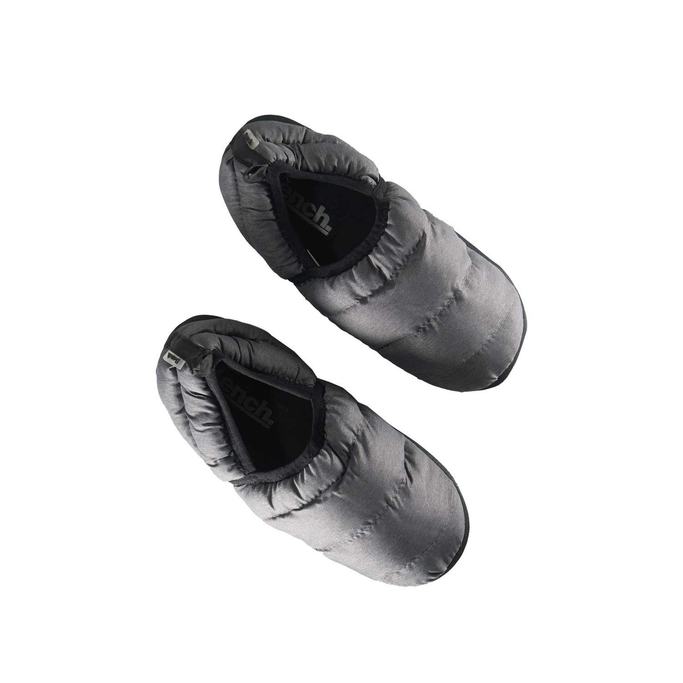 Bench Men's Puffer Slippers with Rubber Sole