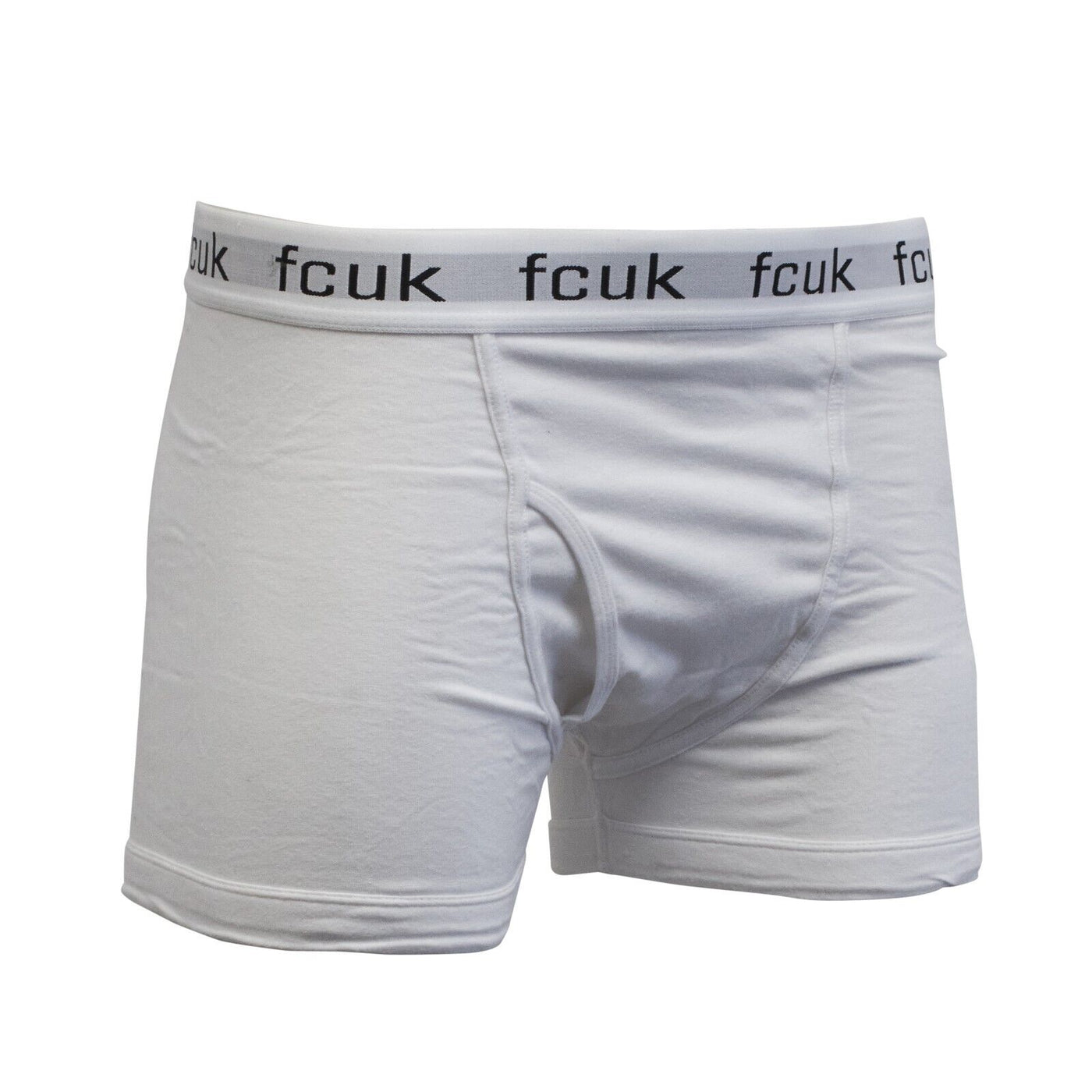 FCUK Men's Blue White Black 3 Pack Boxer Briefs