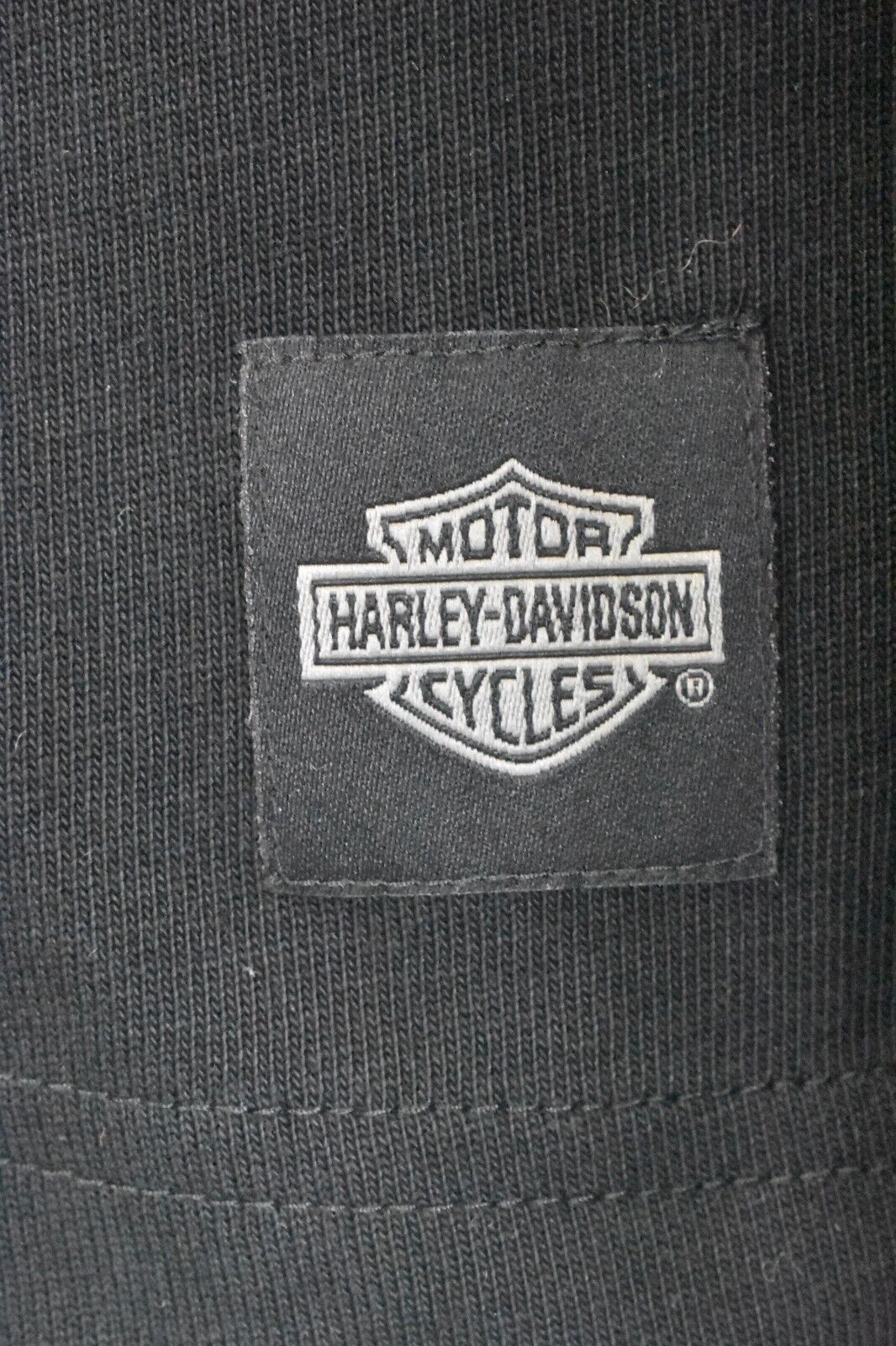 Harley-Davidson Men's Henley T-Shirt Navy Blue Colorblock HD-MC Long Sleeve