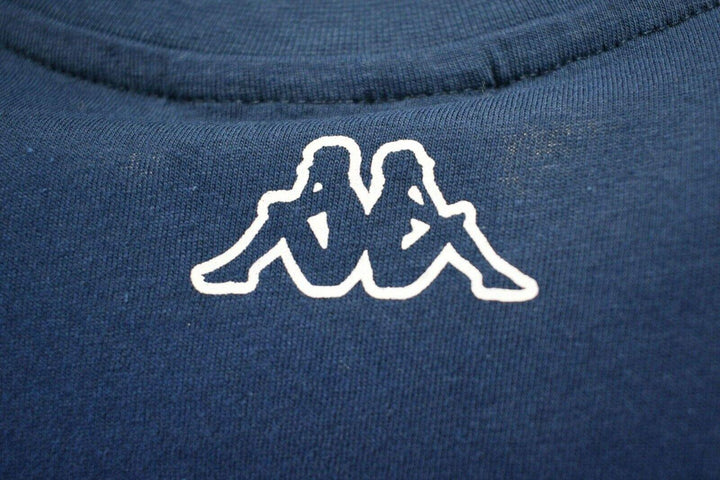 Kappa Men's T-Shirt Navy Blue Abelo Chest Logo S/S Tee (S02)