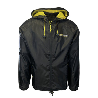 Canadian Peak Men's Black Jacket 1983 Butaneak Wind Rain Breaker (S02)