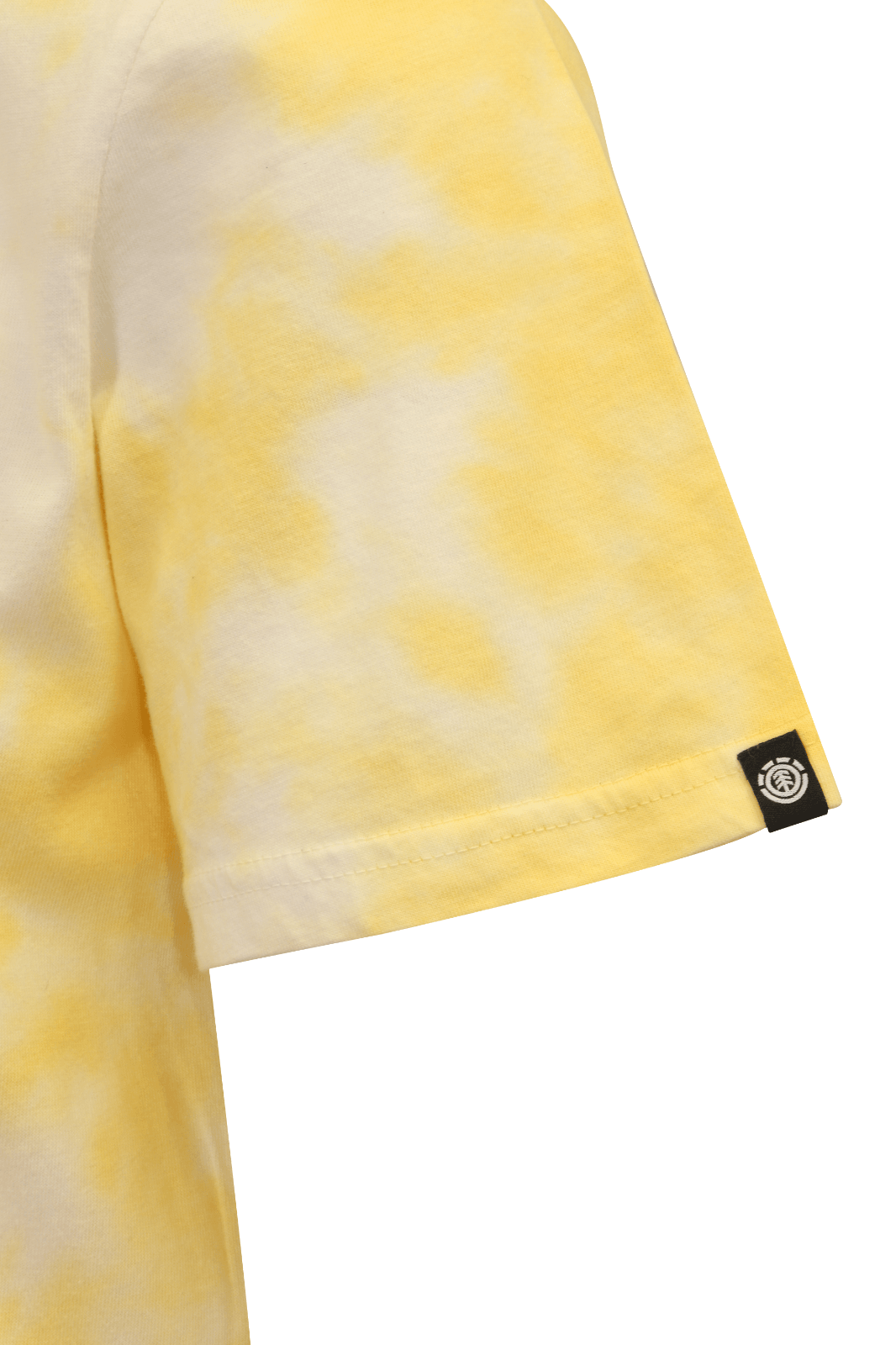 Element Men's T-Shirt Yellow Tie-Dye Four Elements Sketched Graphic S/S (S14)