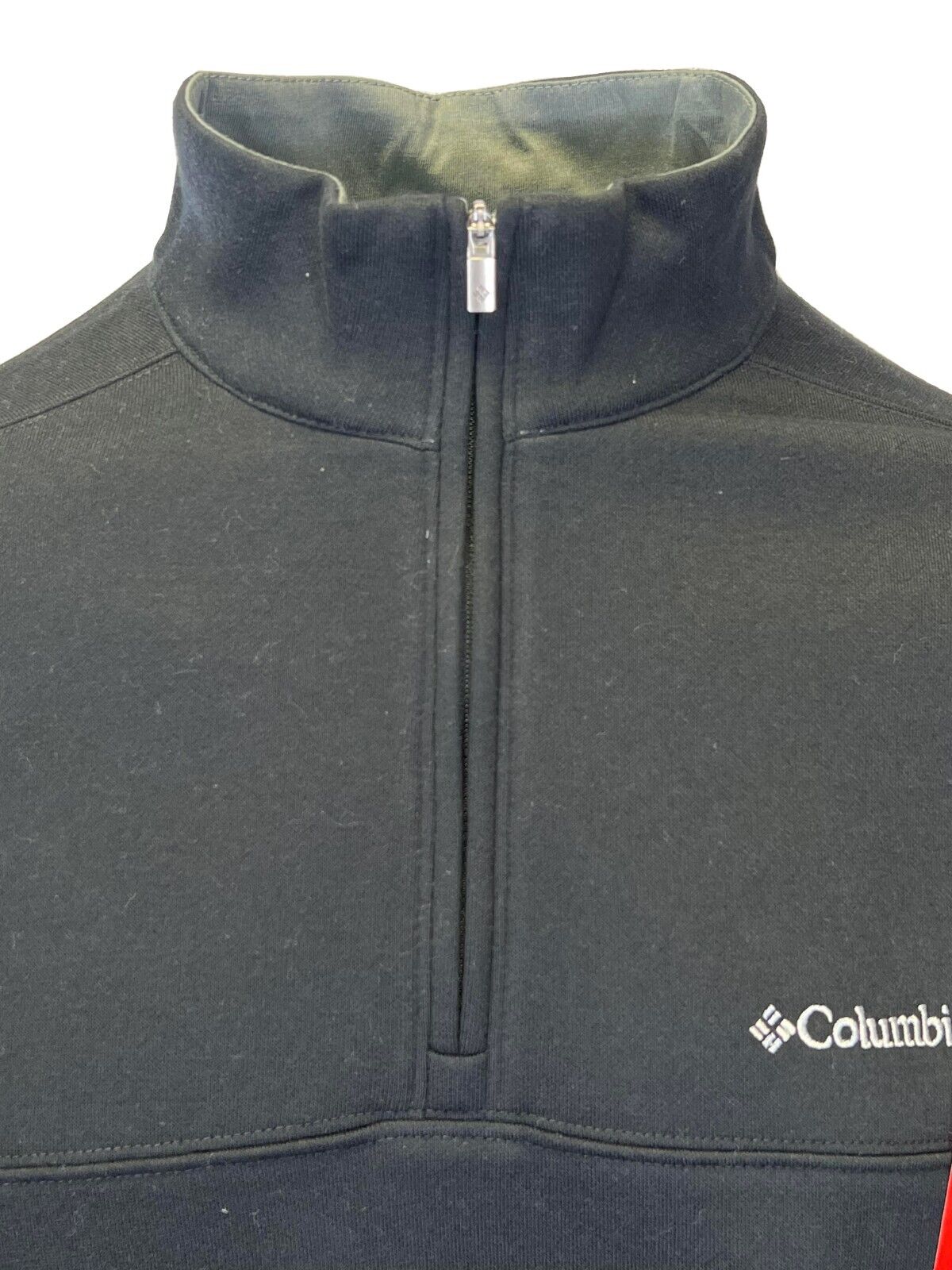 Columbia Men's Black Sweatshirt Hart Mountain Half Zip L/S (S05)