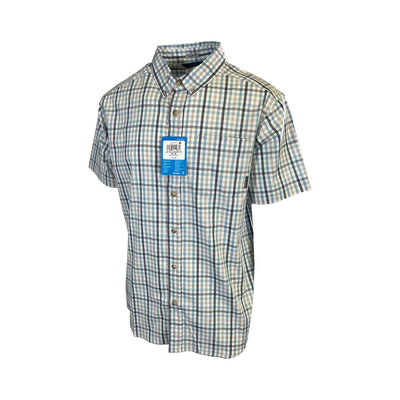 Columbia Men's Ripple Blue Multi Gingham Rapid Rivers II S/S Shirt (431)