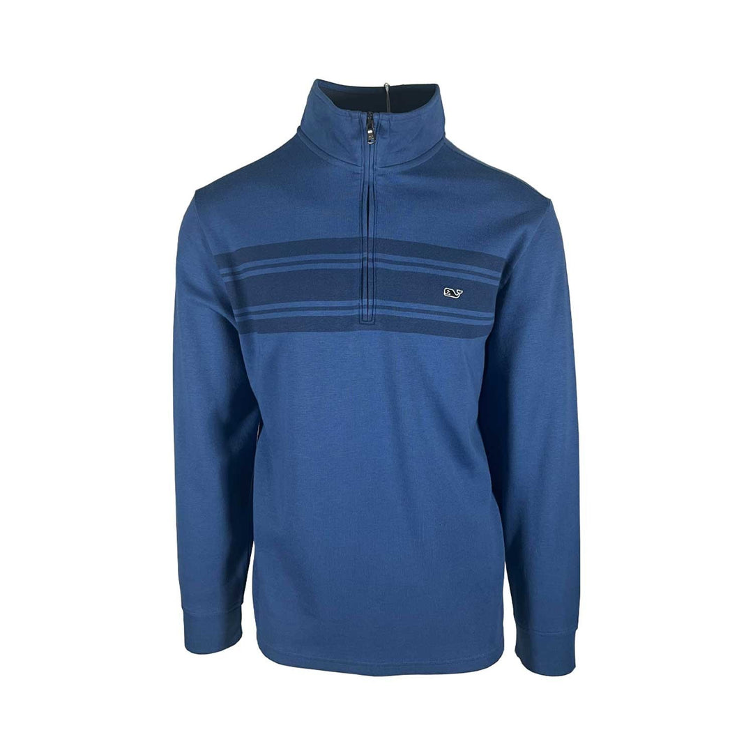 Vineyard Vines Men's Saltwater Surf Stripe Quarter-Zip Pullover