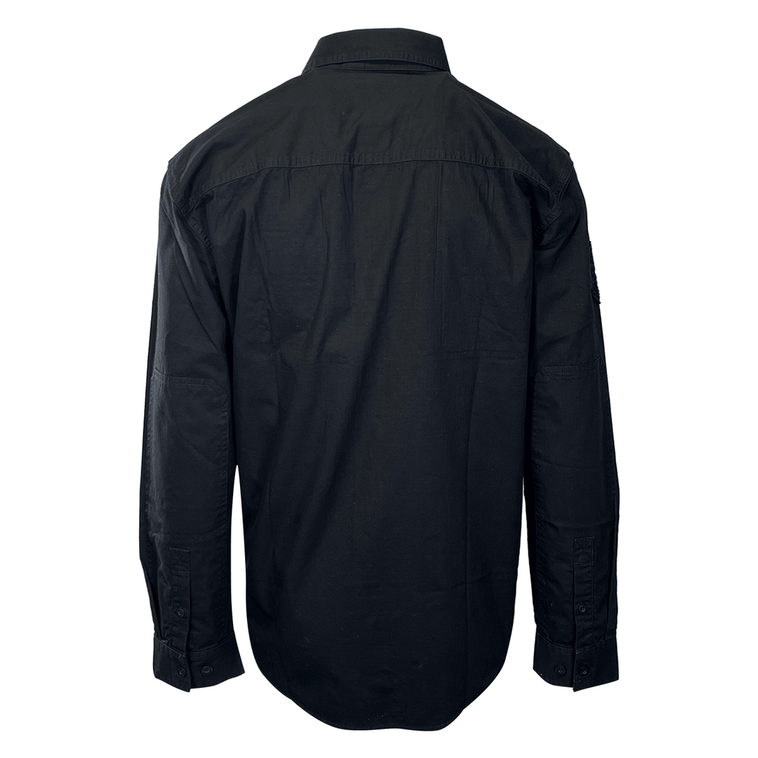 HD Branded Men's Shirt Black Beauty Park Shirt L/S Woven (S64)