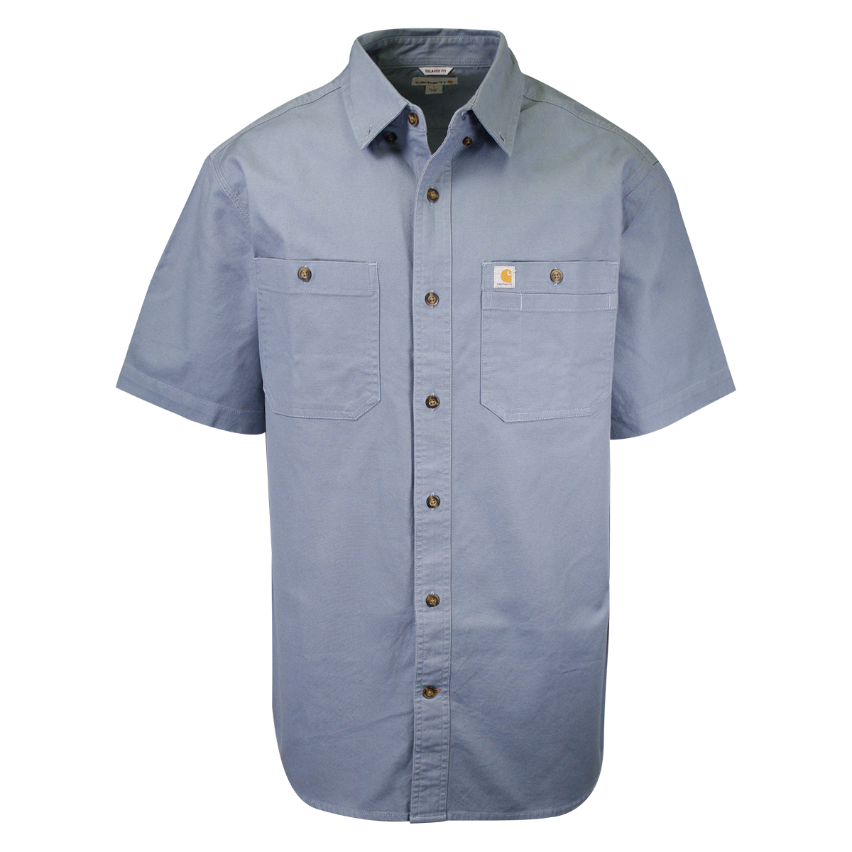 Carhartt Men's Solid Rugged Flex Rigby Relaxed Fit S/S Woven Shirt