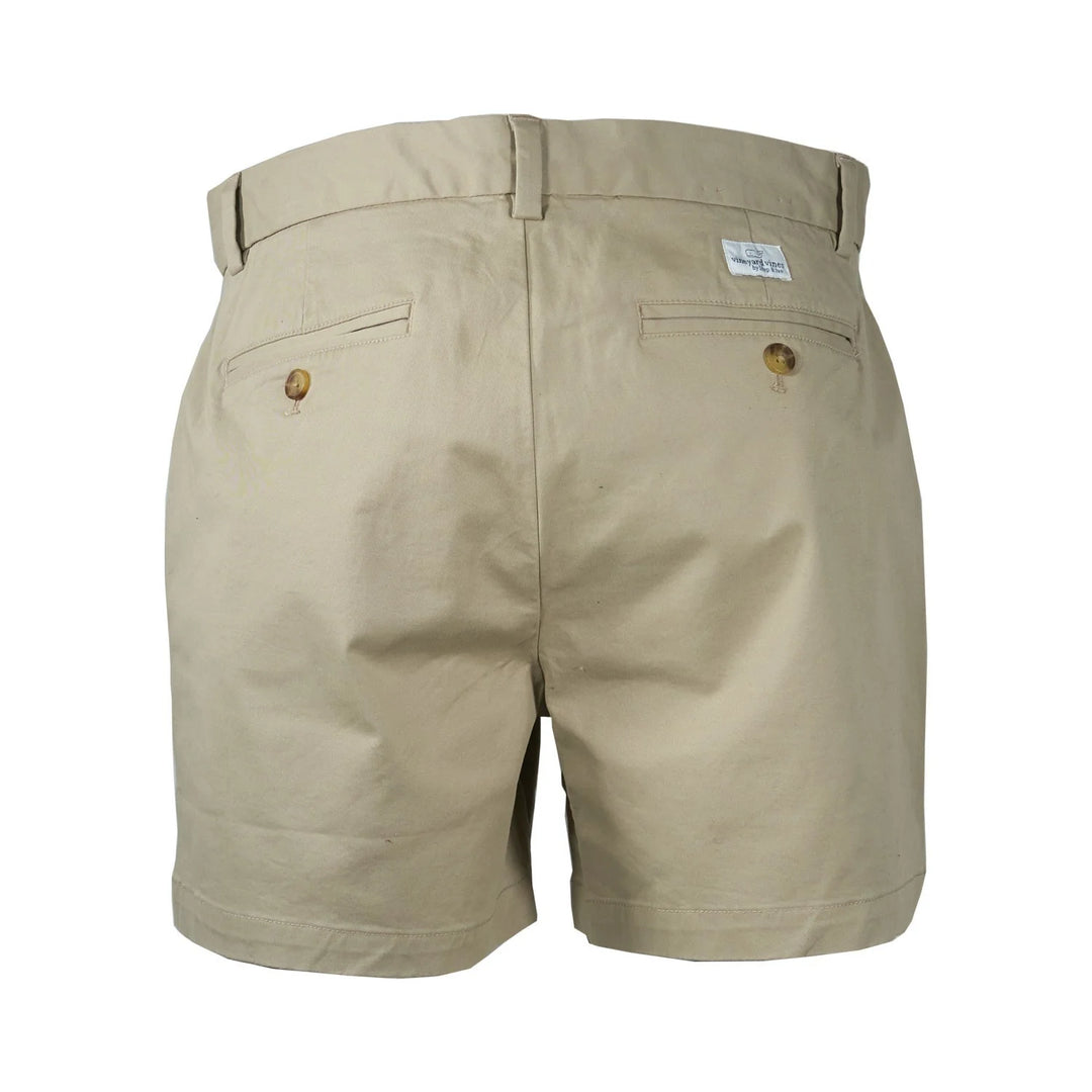 Vineyard Vines Men's Khaki Short 5inch Stretch Breaker Solid Shorts (S08 )