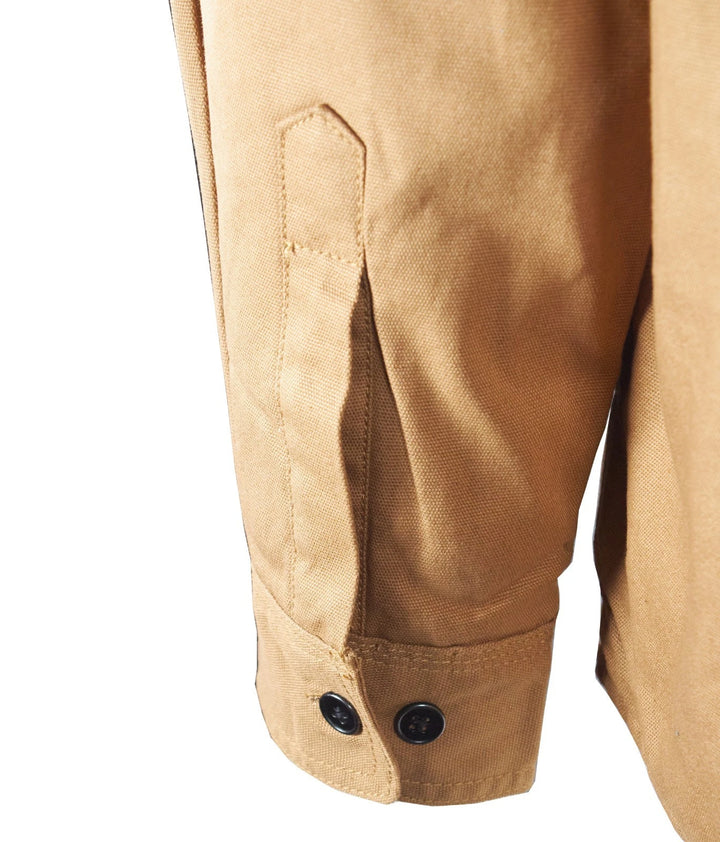 Eddie Bauer Men's Jacket Brown Ballistic Duck Work Wear Shacket (S03)