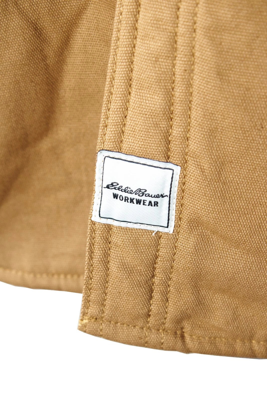 Eddie Bauer Men's Jacket Brown Ballistic Duck Work Wear Shacket (S03)