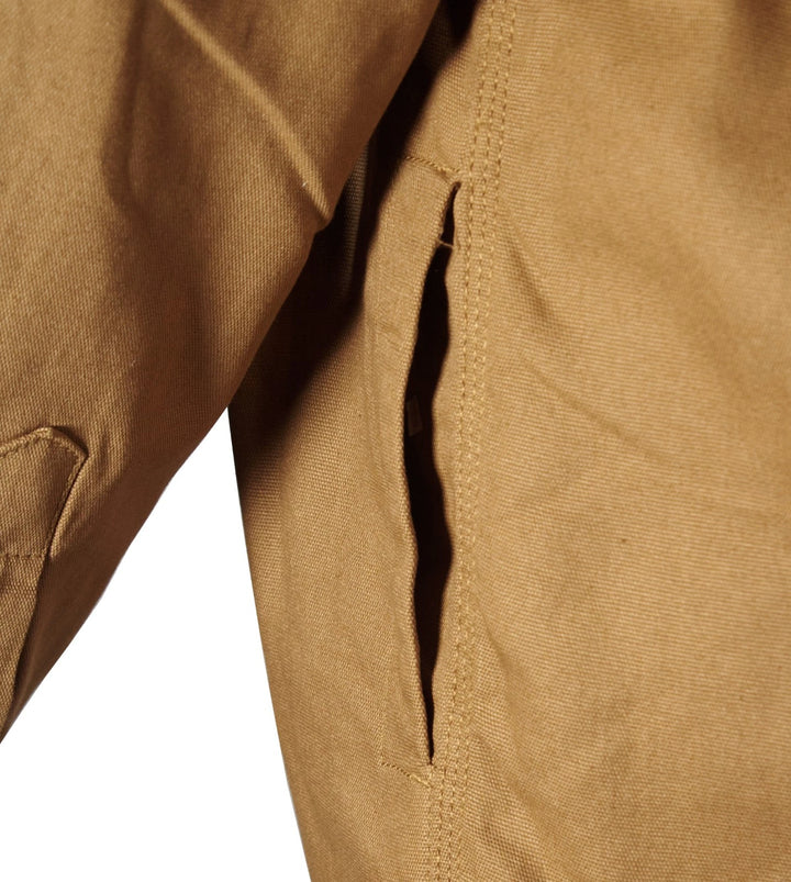 Eddie Bauer Men's Jacket Brown Ballistic Duck Work Wear Shacket (S03)