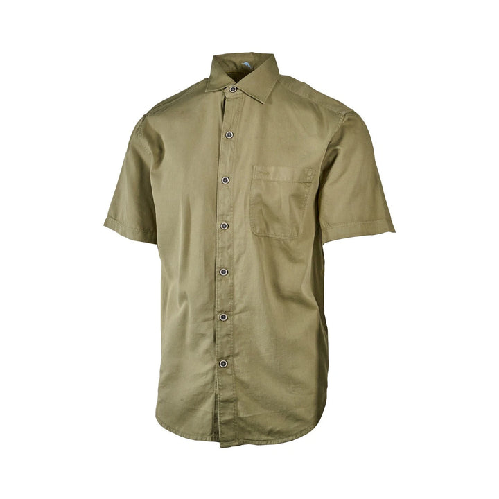 Tommy Bahama Men's Tea Leaf Shirt Salty Seas Marlin Logo Specially Treated Pocket S/S