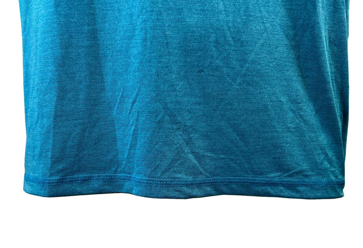 Spyder Swim Men's Blue Lagoon Solid T-Shirt Rashguard Quick Dry UPF Lightweight Hybrid S/S