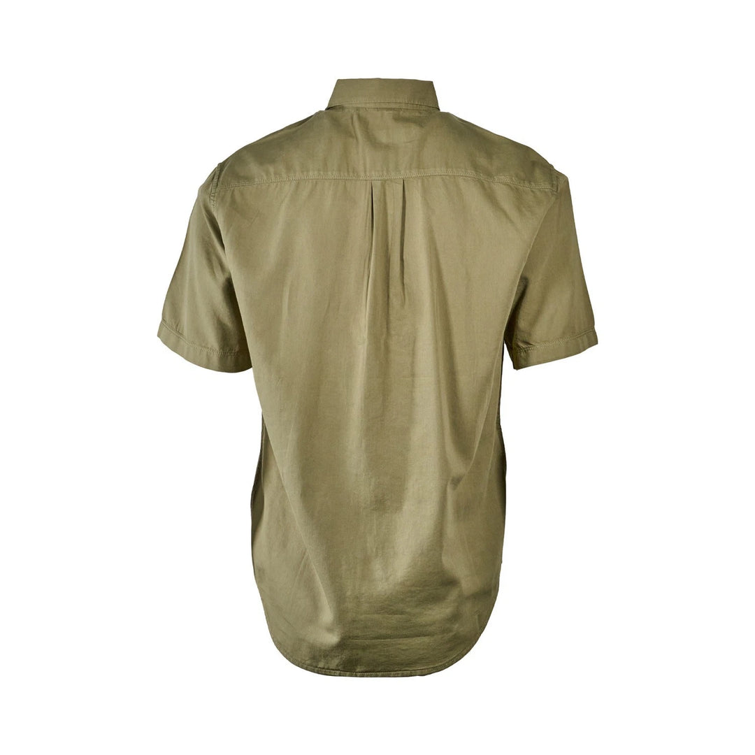 Tommy Bahama Men's Tea Leaf Shirt Salty Seas Marlin Logo Specially Treated Pocket S/S