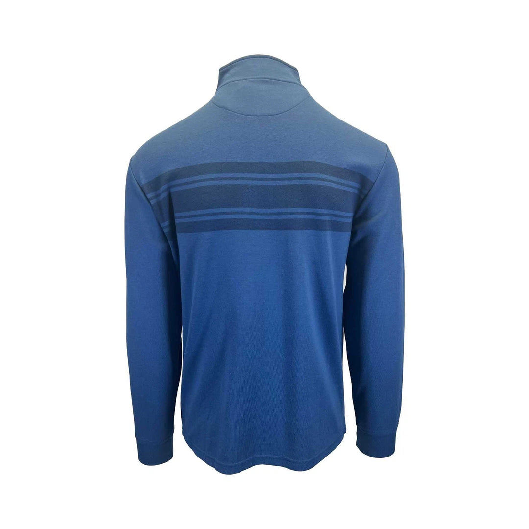 Vineyard Vines Men's Saltwater Surf Stp Moonshine Stripe Quarter-Zip Pullover