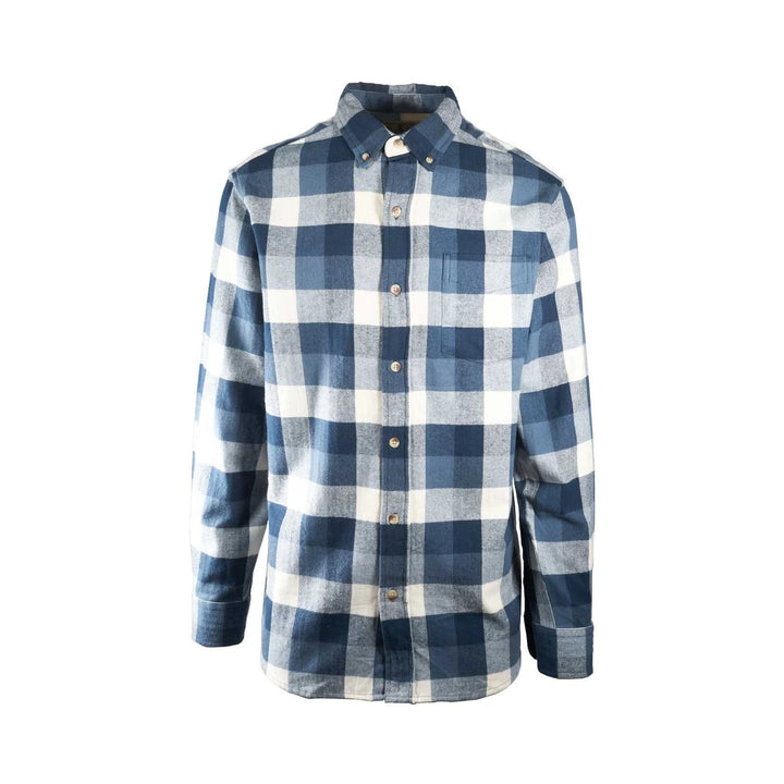 Redhead Men’s Navy Blue Buffalo Shirt Ultimate Flannel Button Down L/S (S06)